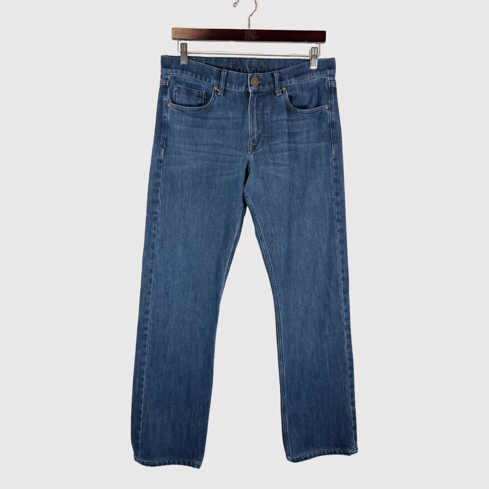 DL1961 Mens Jeans Blue Vince Casual Straight Denim Performance Medium Wash 31x30